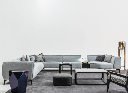 Sectional U-shaped living room upholstered sofas couch furniture style sofas couches